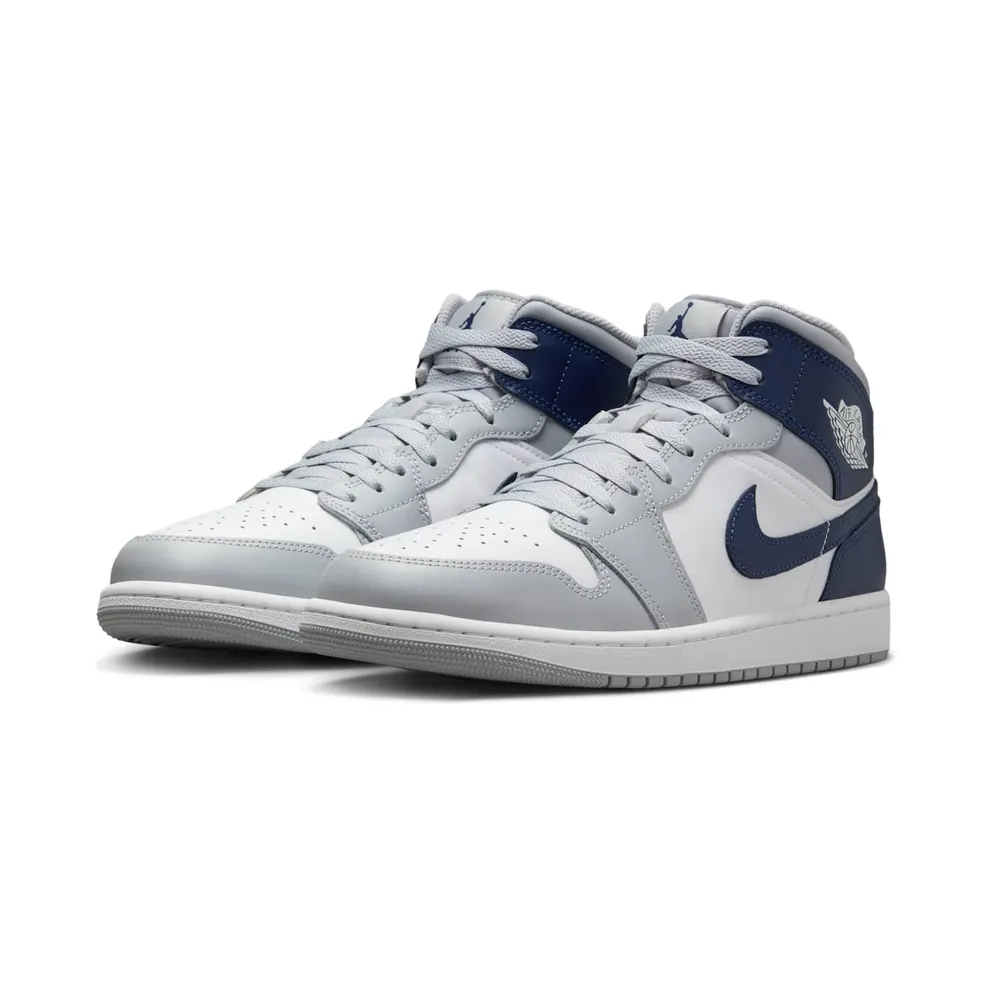 Air Jordan 1 Mid “Wolf Grey Midnight Navy” (DQ8426-104)