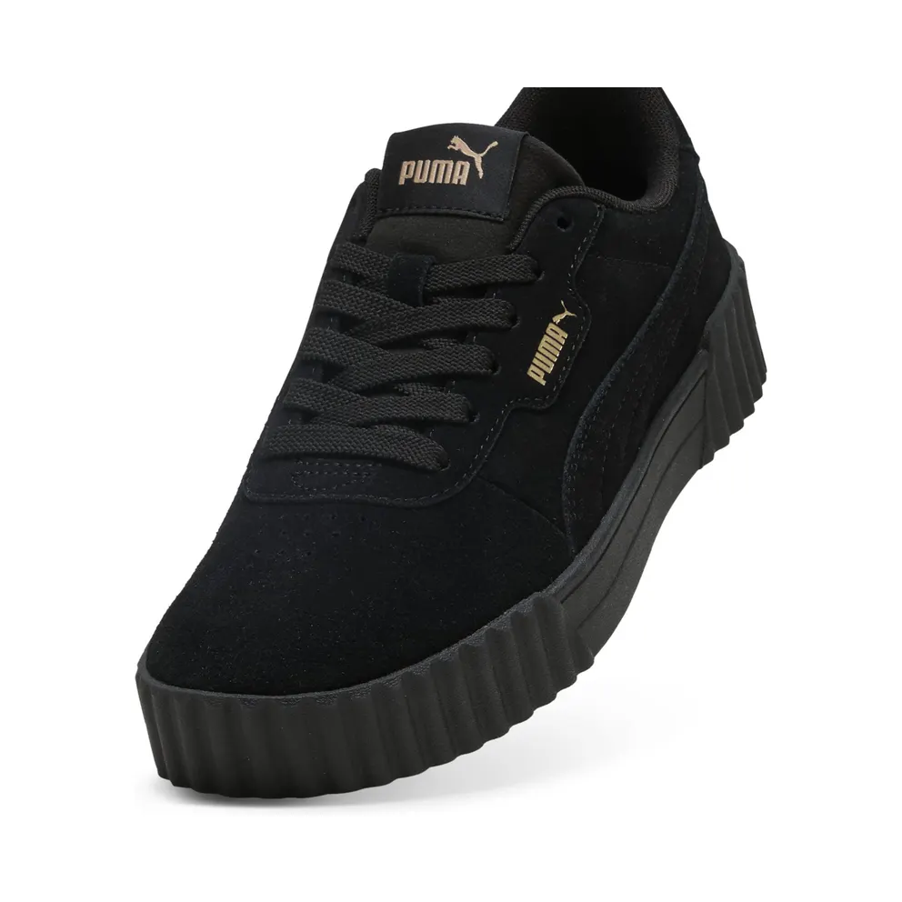 Puma Carina 3.0 Suede “Puma Black / Puma Gold” (400721_01)