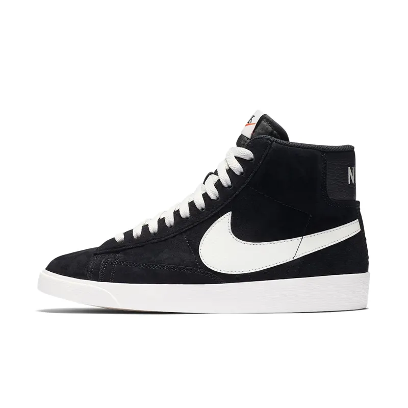 Nike Blazer Mid Vintage Suede Black (W) Black/Sail-Sail (AV9376-001)