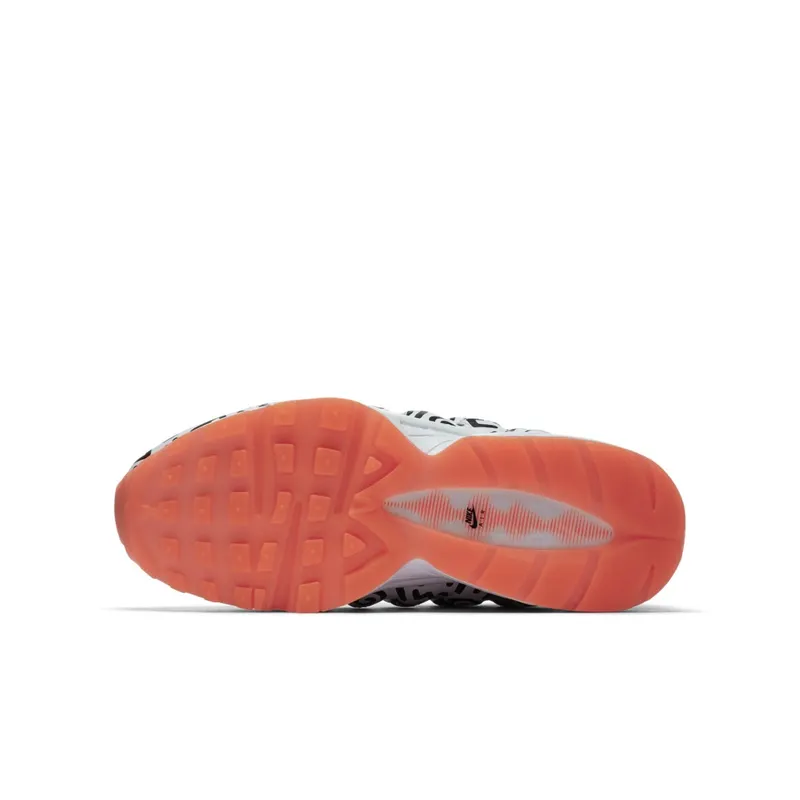 Nike  Air Max 95 White Black Crimson (GS) White/White-Black-Bright Crimson (AH3808-100)