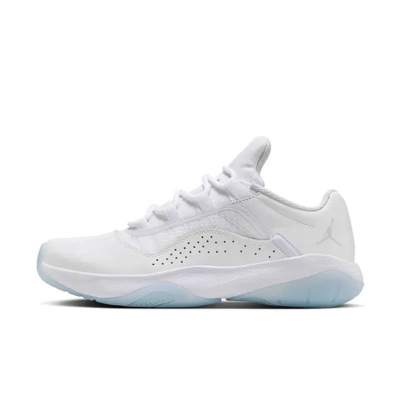 Jordan 11 CMFT Low White Ice Blue Football Grey (DV2629-140)