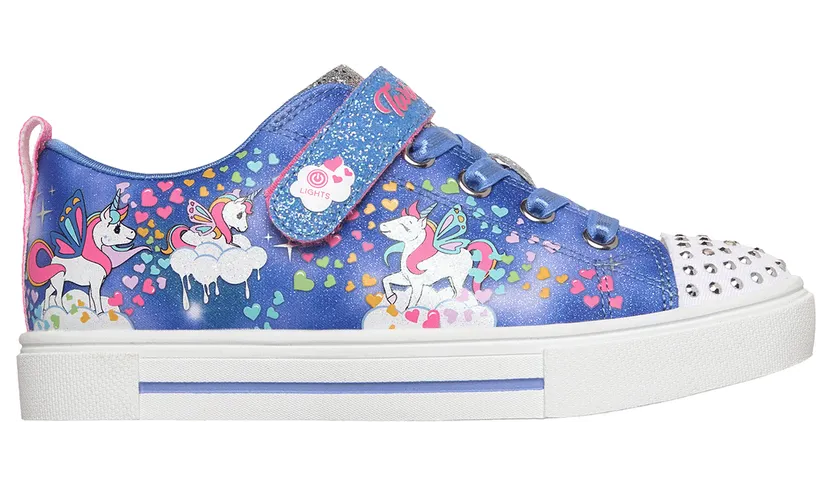 Skechers Twinkle Toes: Twinkle Sparks – Unicorn Wonderland Sneaker Blauw