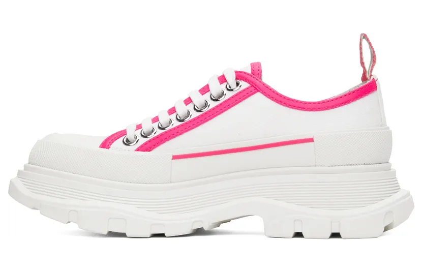 Alexander McQueen White Tread Slick Sneakers (697074W4MV5) (3)