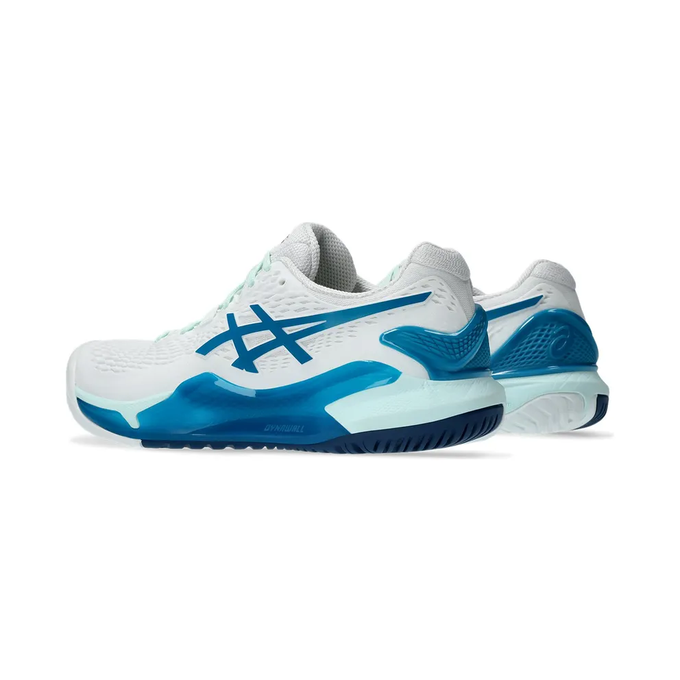 ASICS Gel-Resolution 9 White Teal Blue (1042A208-102)
