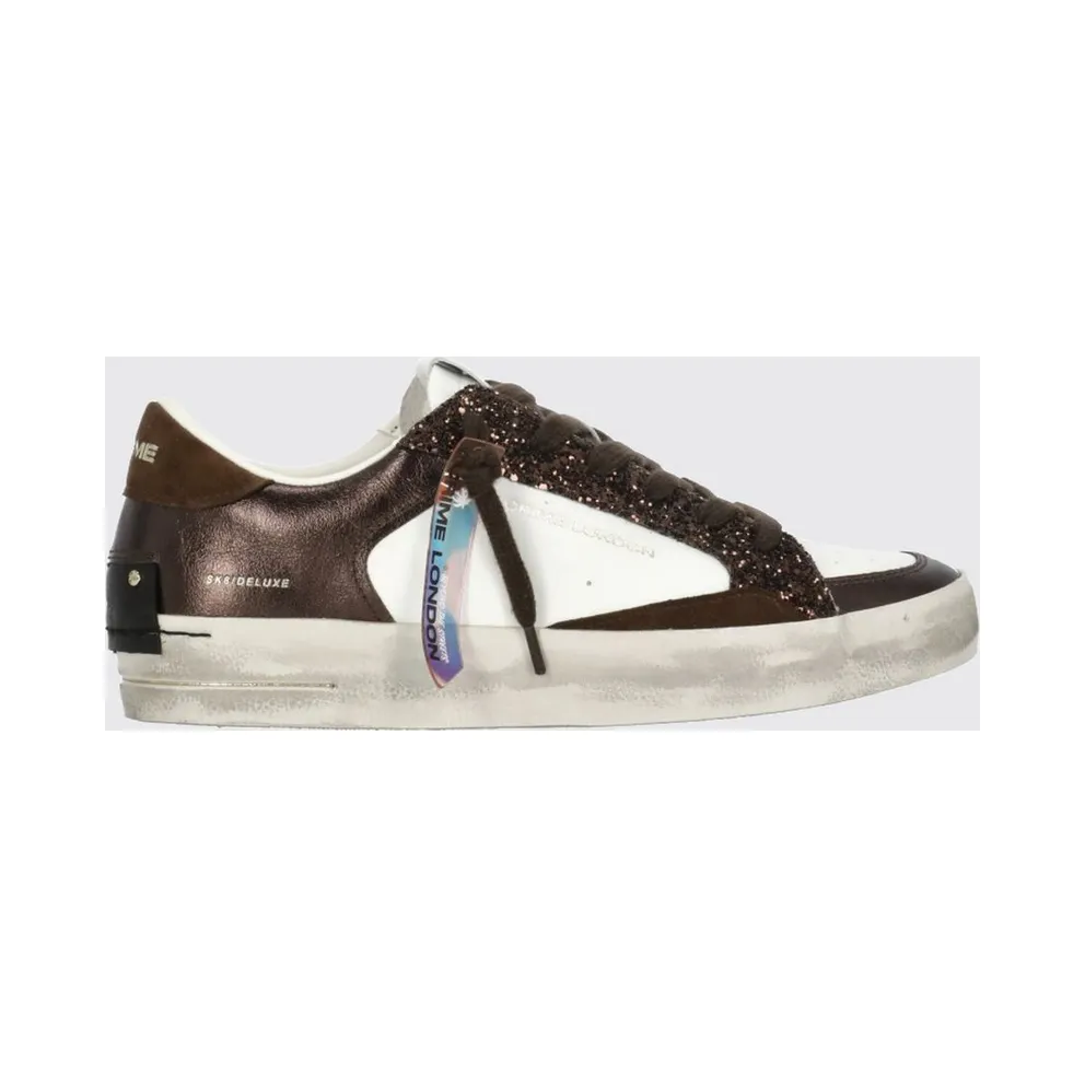 Crime London Sk8 Deluxe with glitters – White (23103AA9)
