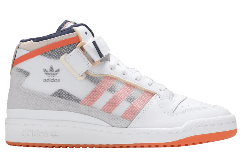 adidas Forum Mid TT White Acid Orange (FY4707)