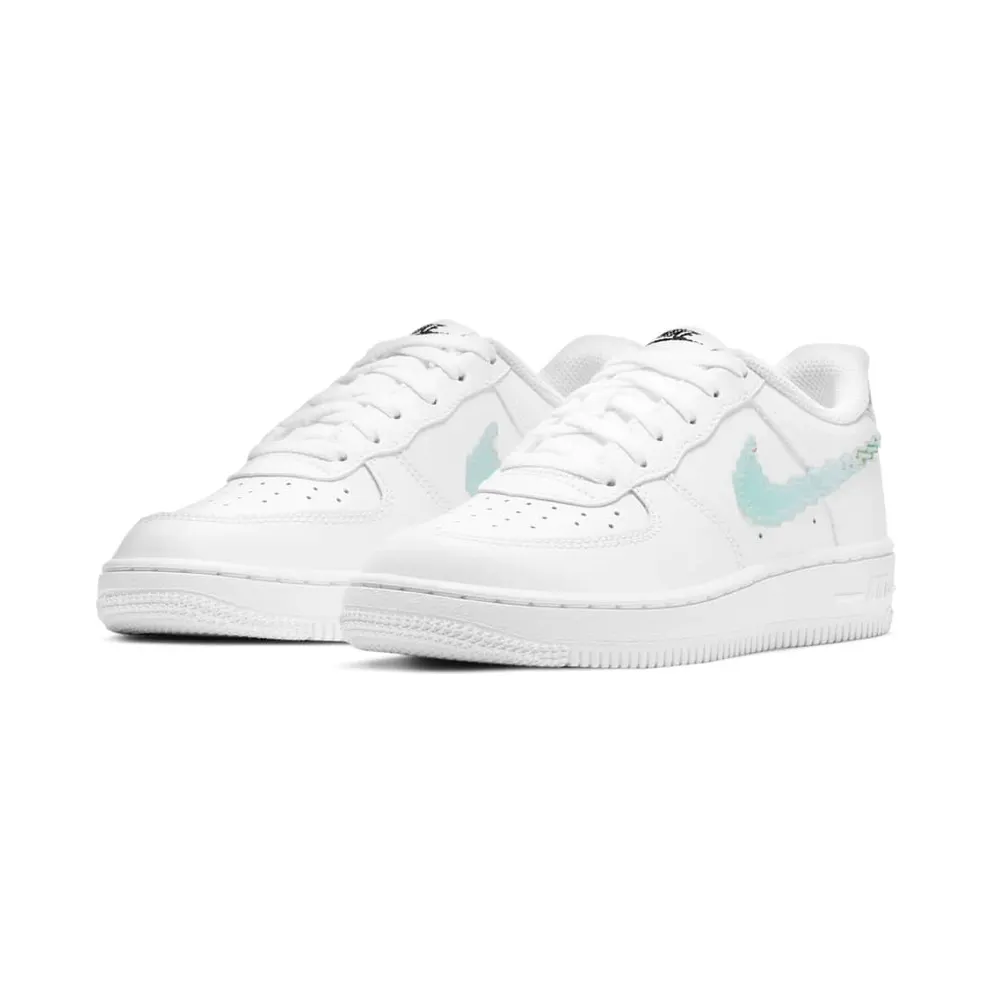 Nike Air Force 1 LV8 Digital Swoosh White (PS) (CW1584-100)