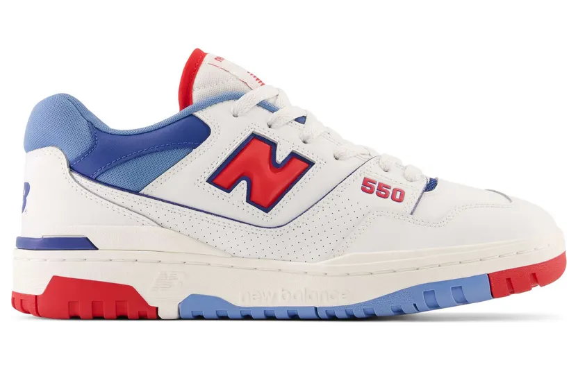 New Balance 550 Weiß/blanc/Rot/rouge/Blau/Bleu (BB550NCH)