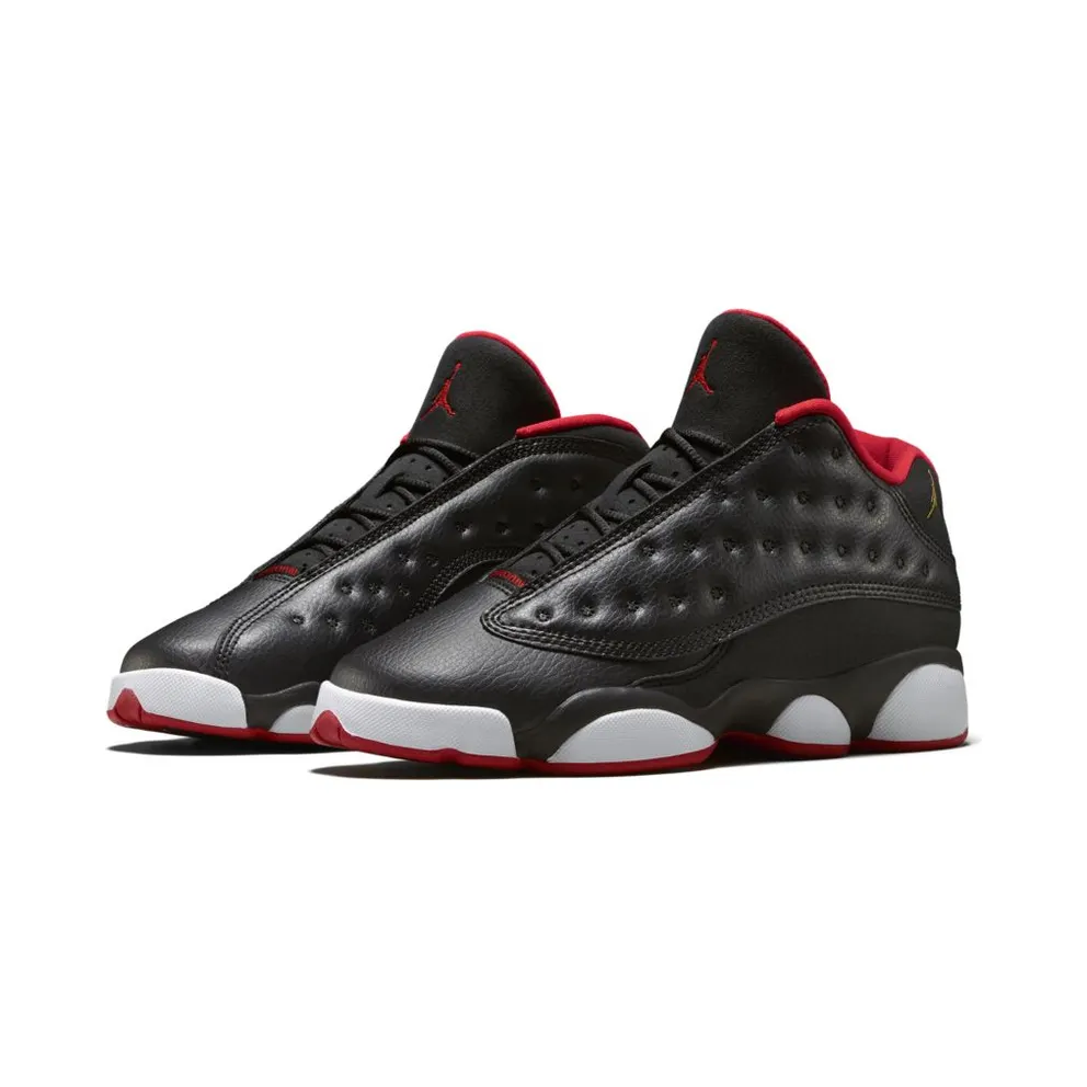 Jordan 13 Retro Low Bred (GS) Black/Metallic Gold-University Red-White (310811-027)