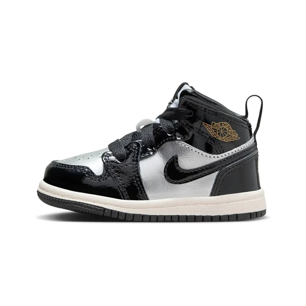 Jordan 1 Mid SE TD “Black Metallic Silver Sail Metallic Gold” (FZ3939-001)