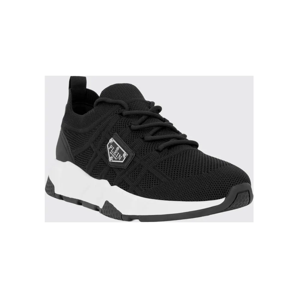Philipp plein Low-Top Technical Mesh with Elasticized Ankle Black (UAFSUSC1076PTE003N02)