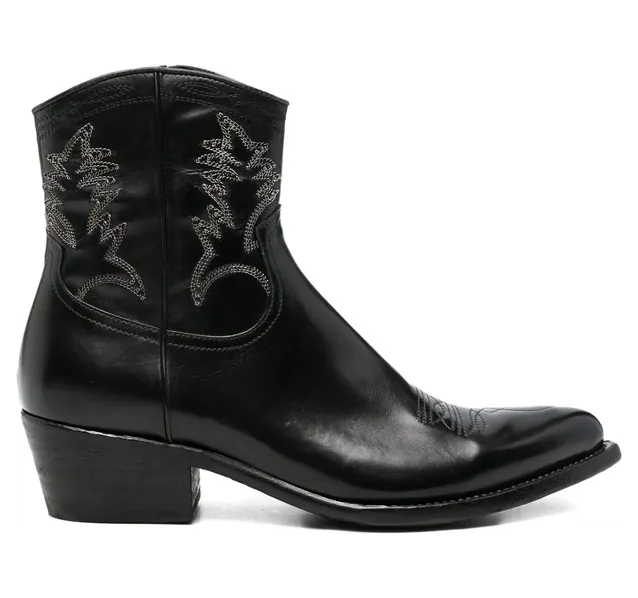 Eraldo Western-style Embroidered “Black” (SUP/U NERO)