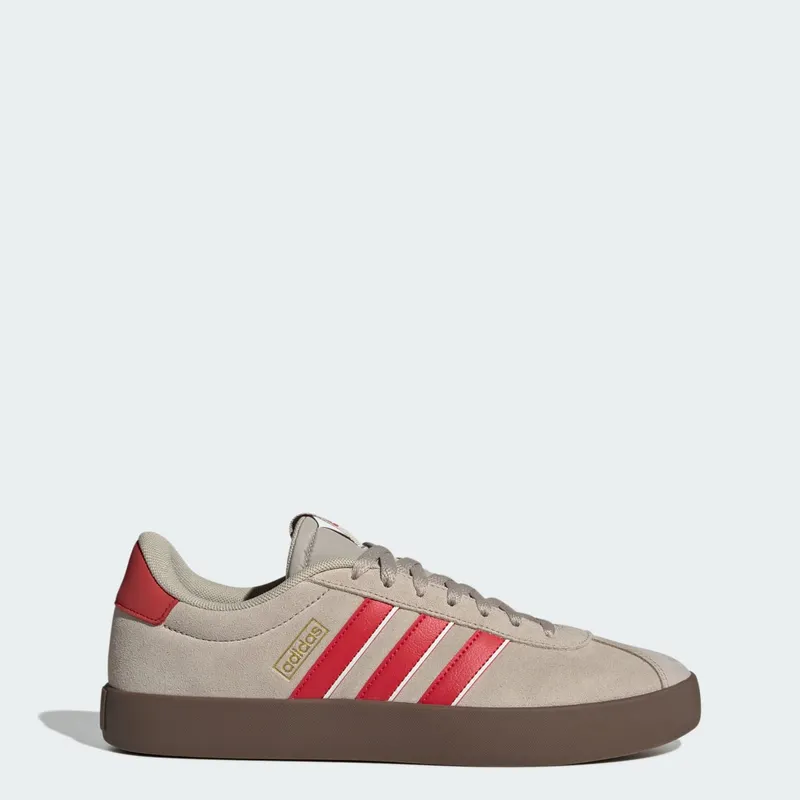 Adidas VL Court 3.0 Wonder Beige / Better Scarlet / Core White (JR8644)