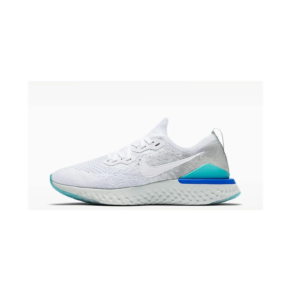 Nike Epic React Flykint 2 “White / Light Silver / Spruce Aura” (BQ8927-105)