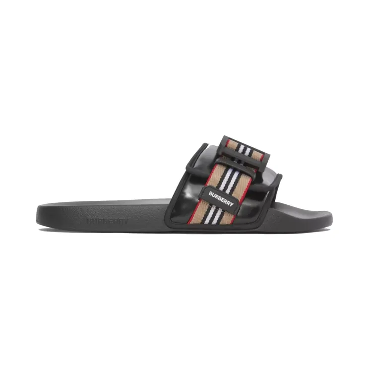 Burberry Fastener Slides Icon Stripe (8038946)