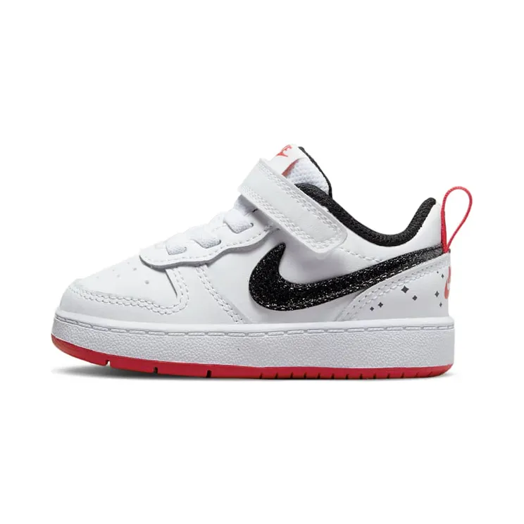Nike Court Borough Low 2 SE “White / Very Berry / Black” (DM0112-100)
