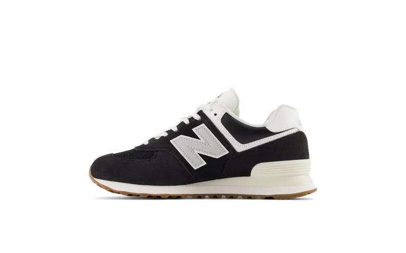 New Balance 574 Black White Gum (U574UG2)