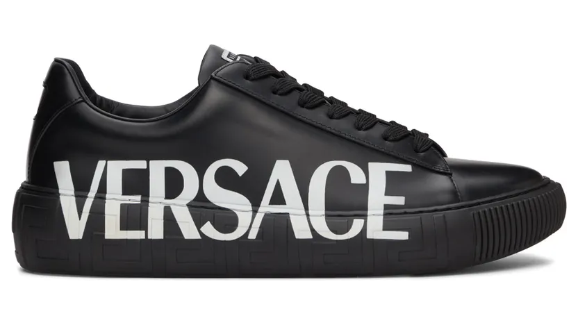 Versace White Logo Greca Low-Top Sneakers (*DSU8404 DV51G)