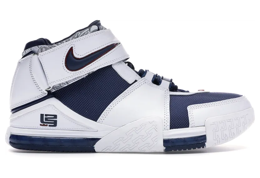 Nike Zoom LeBron 2 ‘Midnight Navy’ Midnight Navy/Midnight Navy-White-Varsity Crimson (309378-441)