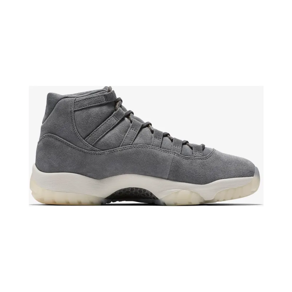 Jordan 11 Retro Pinnacle Grey Suede Cool Grey/Sail (914433-003)