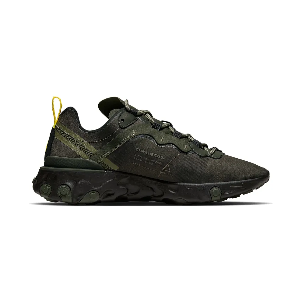 Nike React Element 55 Oregon Sequoia/Black-Medium Olive-Yellow Strike (CK4797-300)