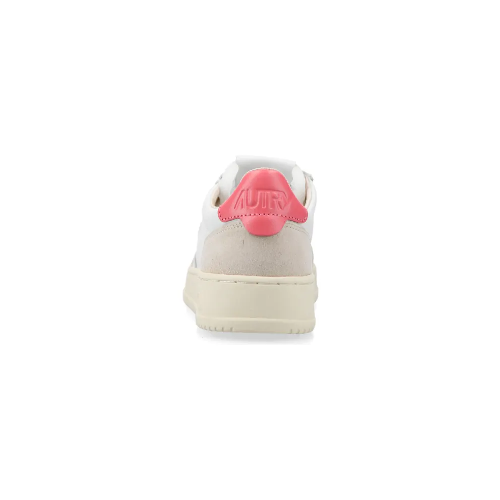 Autry Medalist Low W (White / pink) – AULWLS78
