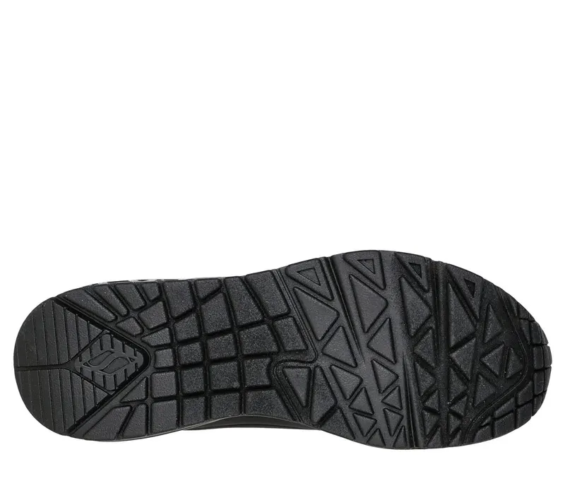 Skechers x JGoldcrown: UNO – Metallic Love Sneaker Black/Gold
