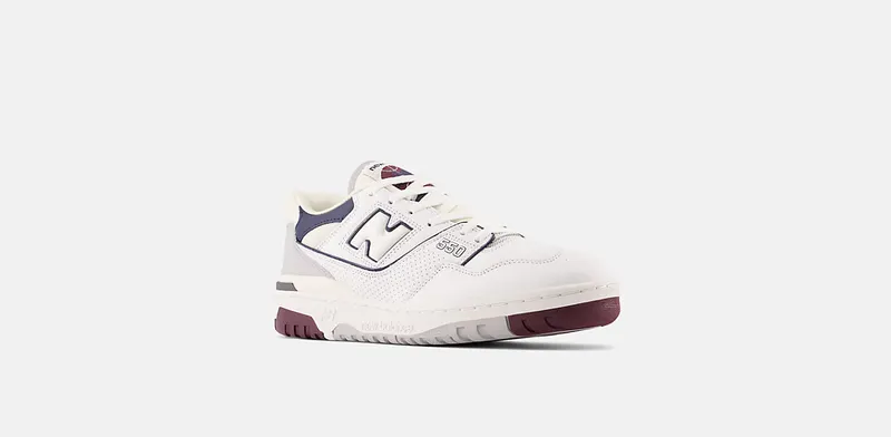 New Balance 550 “White / Indigo / Burgundy” (BB550PWB)