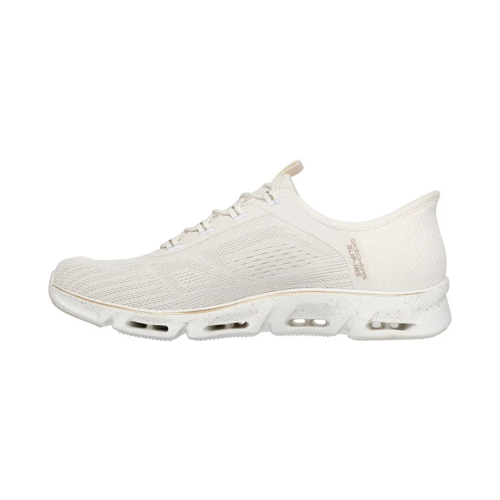 Skechers Slip-ins: Glide-Step Gratify – Pace – Natuurlijk / Gold – “Beige” (104610 NTGD)