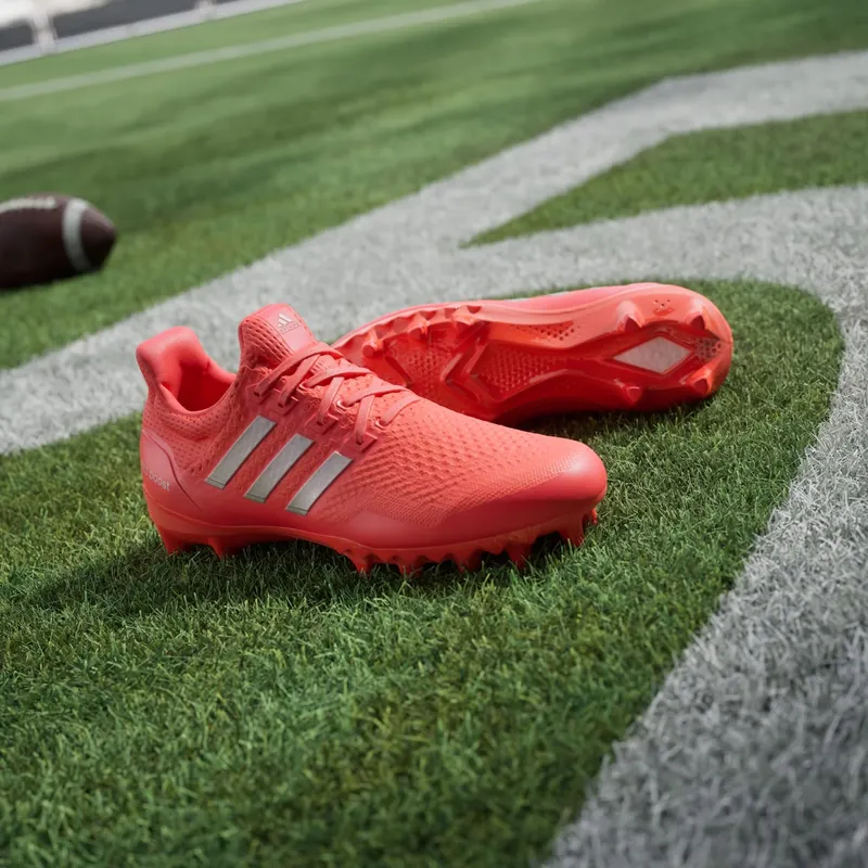 adidas Ultra Boost Football Cleats Solar Red Silver Metallic (JP7411)