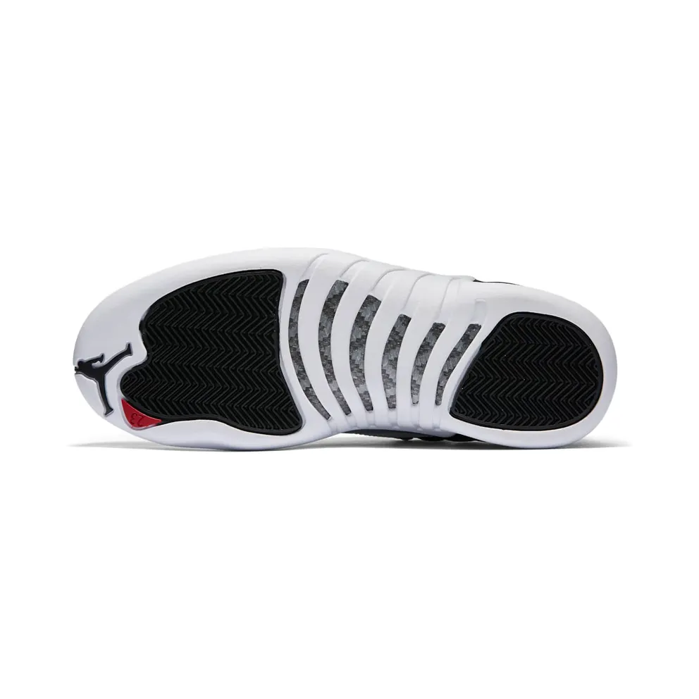 Jordan 12 Retro Low Playoffs Black/Varsity Red-White-Metallic Silver (308317-004)