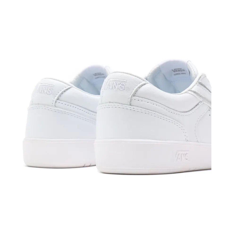 VANS Leather Lowland Cc Shoes (White)