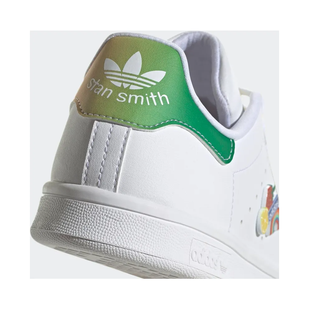 Adidas Stan Smith Cloud White / Green / Pulse Amber (GW8156)