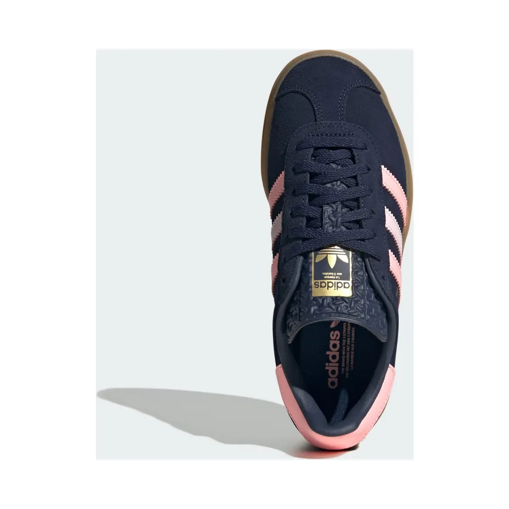 adidas Gazelle Bold Night Indigo Glow Pink Gold Metallic (JR5951)