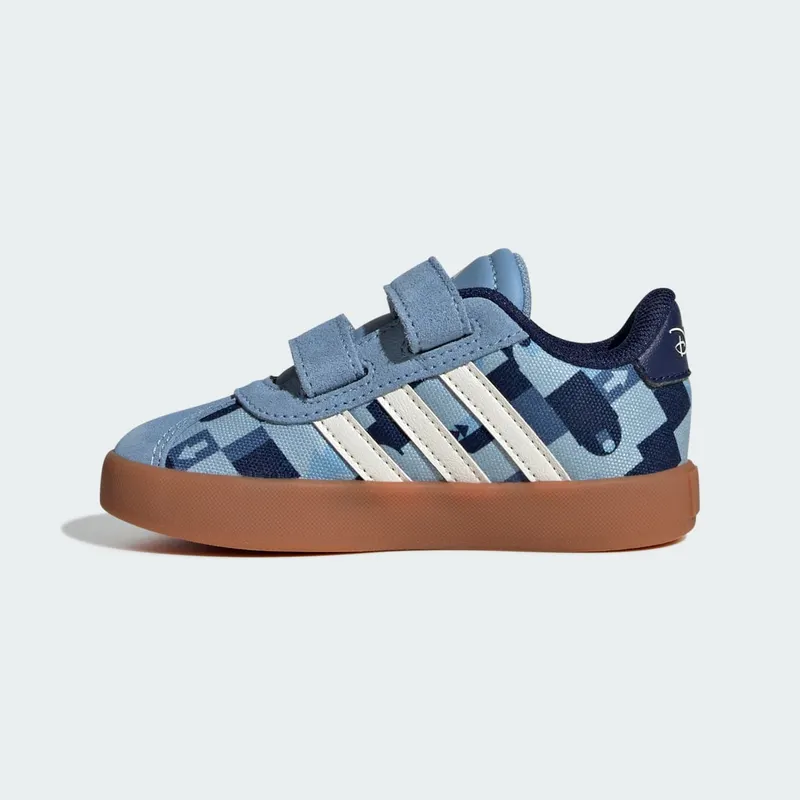 Adidas ADIDAS DISNEY MICKEY MOUSE VL COURT Shoes PEUTERS Ash Blue / Off White / Crew Blue (JH6078)