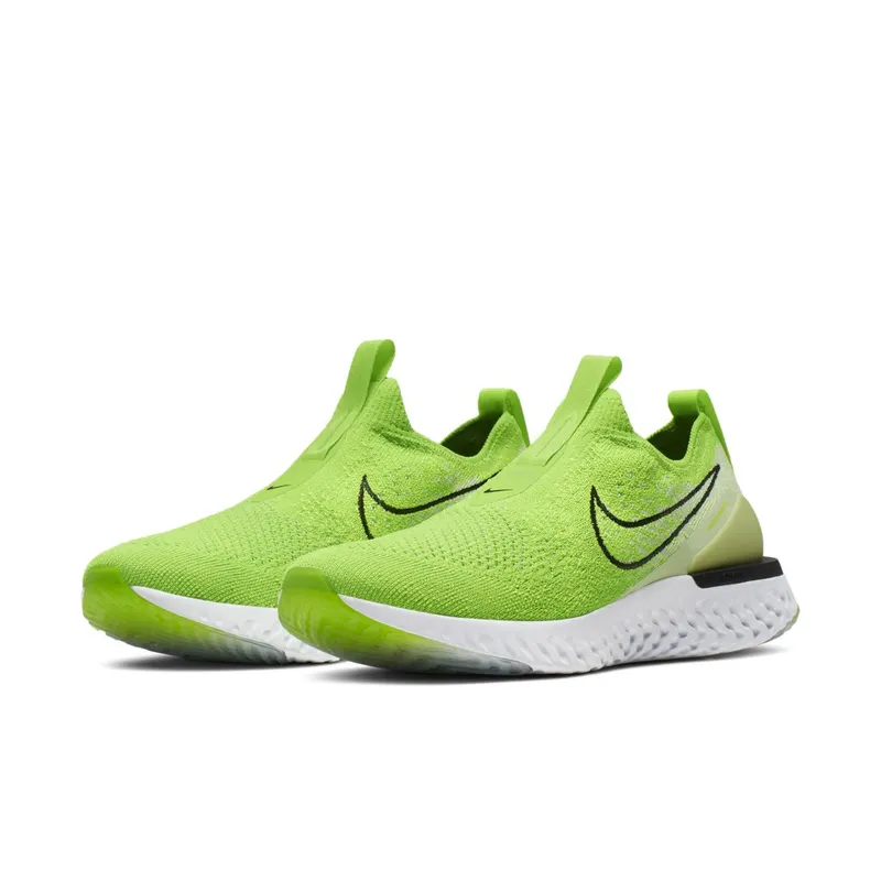 Nike  Epic Phantom React Flyknit Electric Green (W) Electric Green/Black-Barely Volt-White (CJ0173-300)