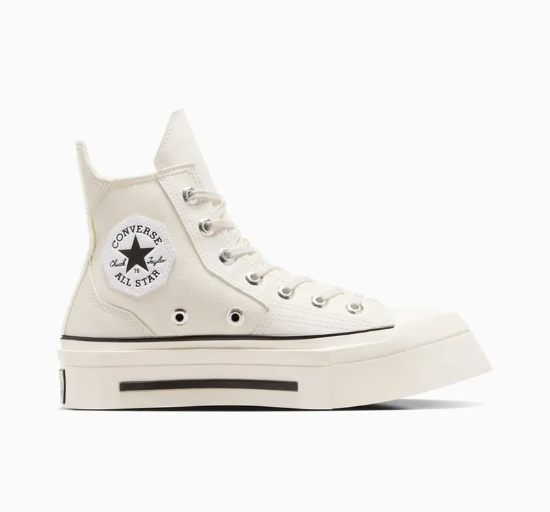 Converse Chuck 70 De Luxe Squared Egret/Black/Egret (A06436C)