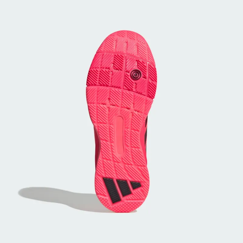 Adidas Crazyquick Padelschoenen Solar Turbo / Core Black / Lucid Red (KI3587)
