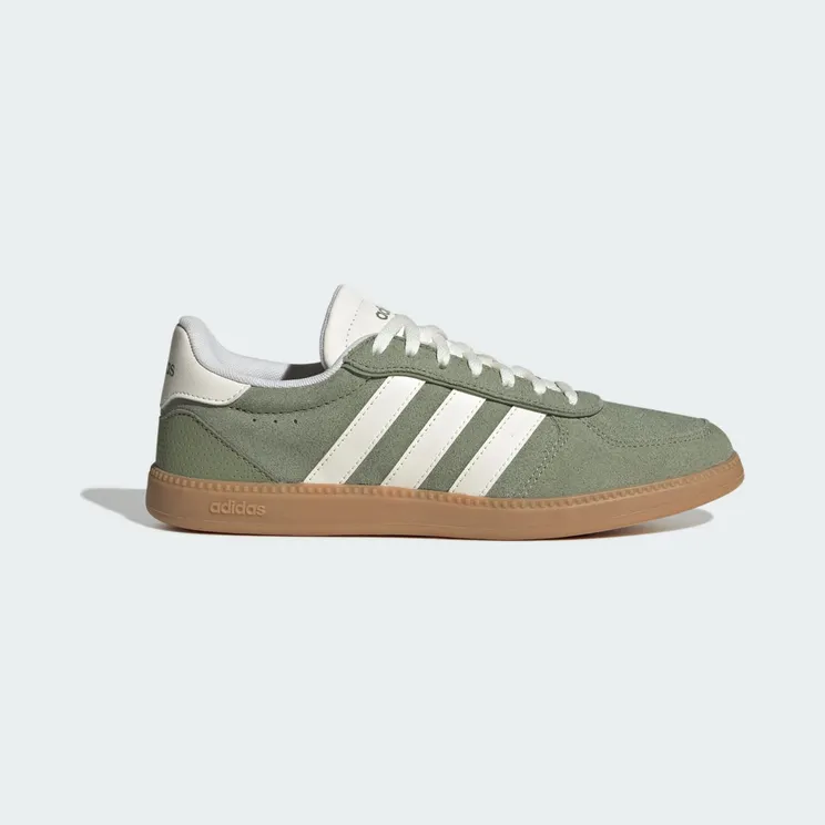 adidas Breaknet Sleek “Tent Green / Core White / Gum” (IH1369)