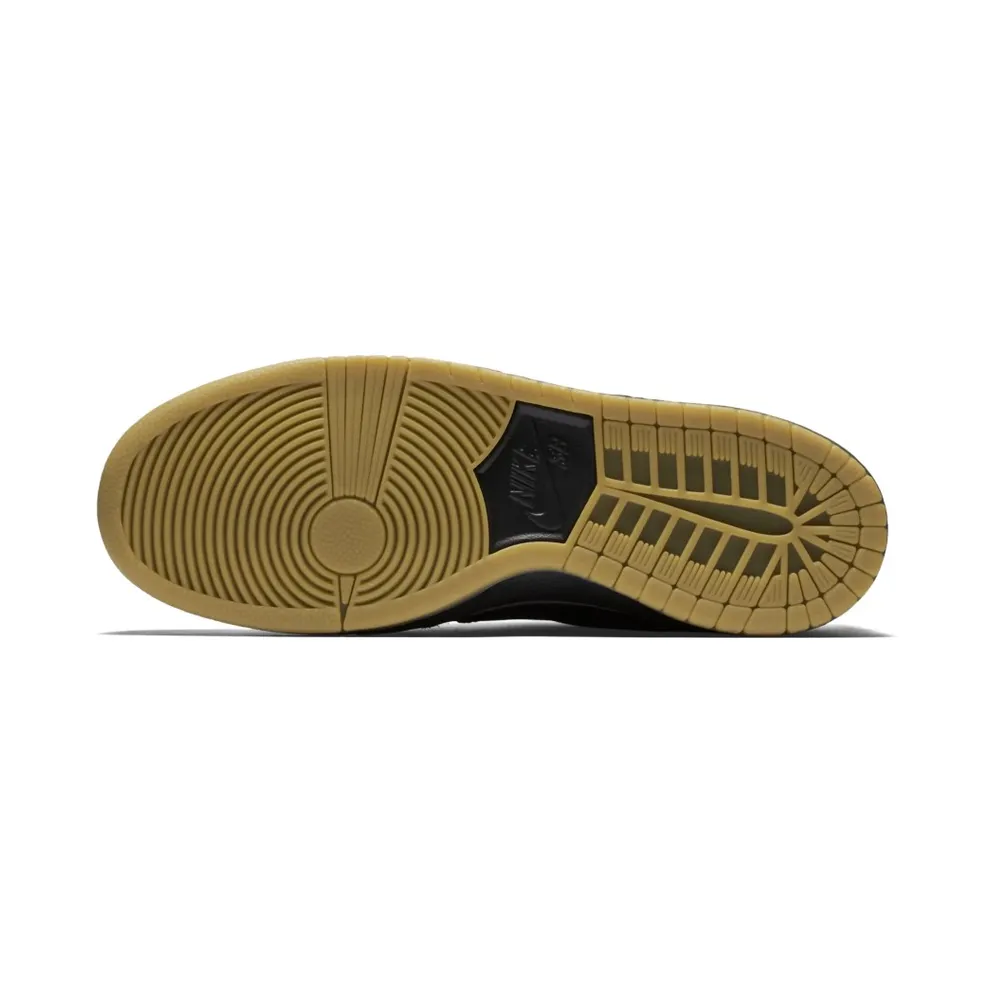 Nike SB Dunk Low IW Black Gum Black/Black-Gum Light Brown (819674-002)