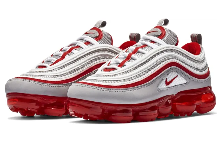 Nike Air VaporMax 97 Atmosphere Grey University Red (GS)