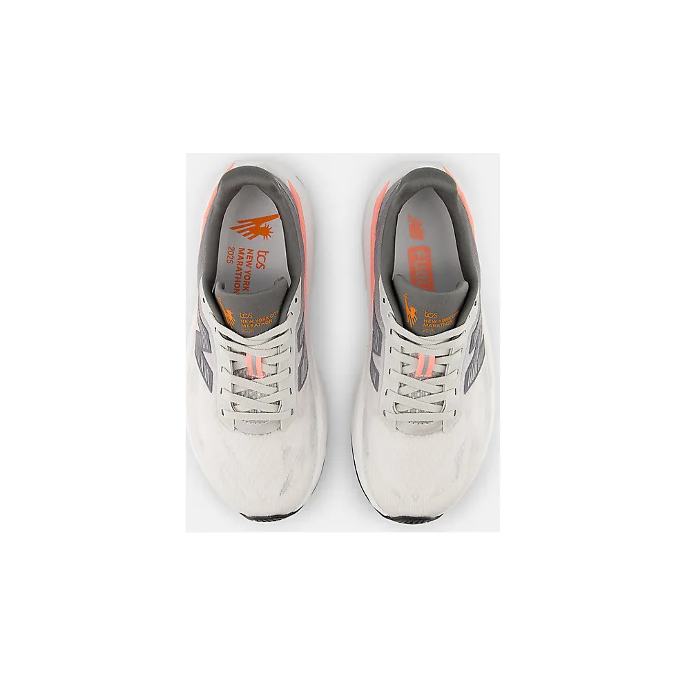 New Balance TCS NYC Marathon FuelCell Rebel v5 Grapefruit Grey Matter Poppy (WFCXNY5)