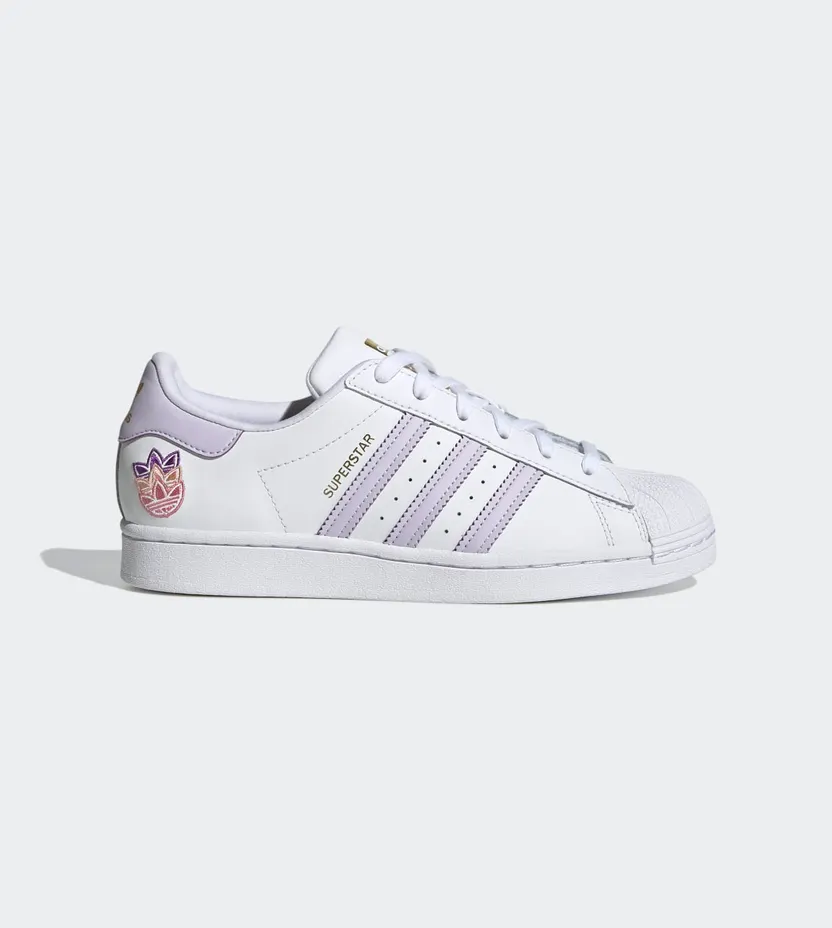 adidas Superstar Cloud White / Purple Tint / Matte Gold (GZ8143)