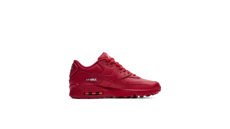 Nike Air Max 90 University Red (GS) University Red/White-University Red (833412-606)