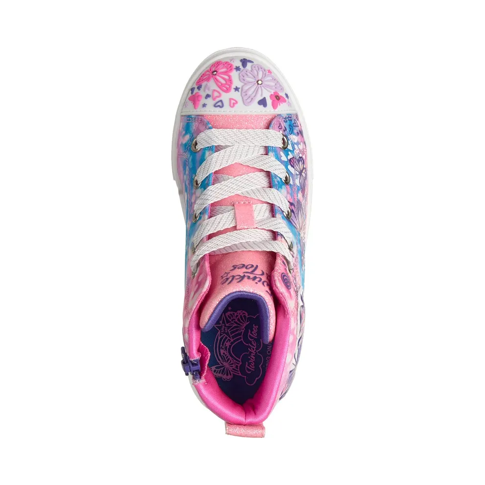 Skechers Twinkle Toes: Twi-Lites 2.0 “Flutter Daydream Sneaker Heet Pink” (314807LHPMT)
