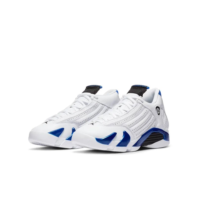 Jordan 14 Retro White Hyper Royal (GS) White/Black-Hyper Royal (487524-104)