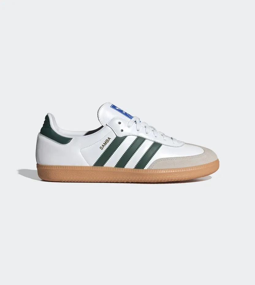 adidas Samba OG Cloud White Collegiate Green Gum (IE3437)