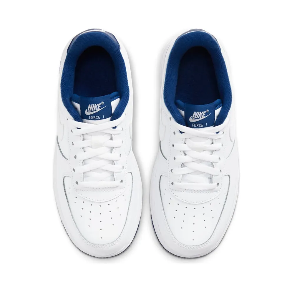 Nike Air Force 1 Low White Deep Royal Blue (PS) White/Deep Royal Blue-White (CU0816-102)