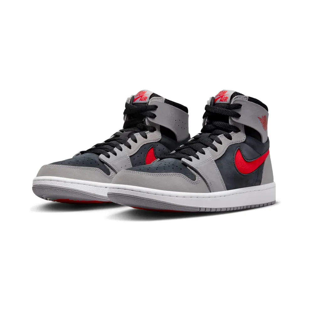 Jordan 1 High Zoom Air CMFT 2 “Black Fire Red Cement” (DV1307-060)