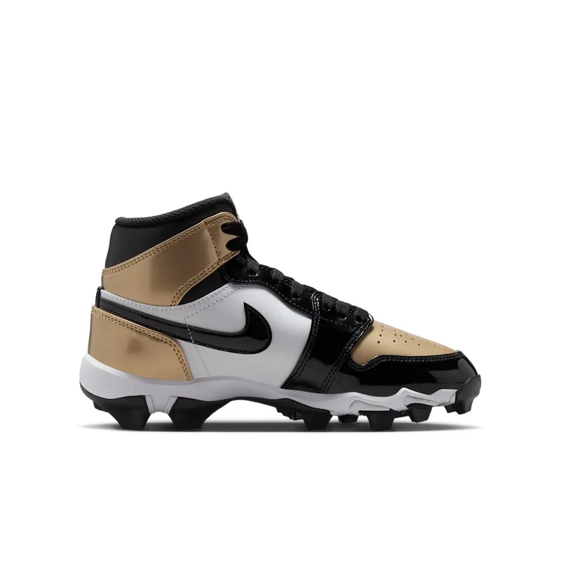 Jordan 1 Mid Cleat Patent Gold Toe (HF6883-701)